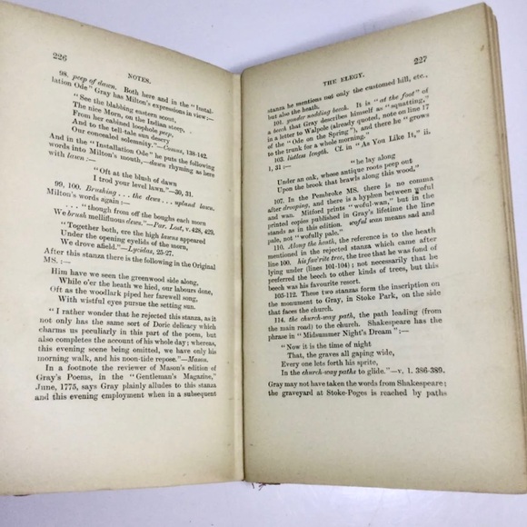Antique Book Is Of The Poetical Works Of Thomas Gray, By John Bradshaw - Picture 11 of 11